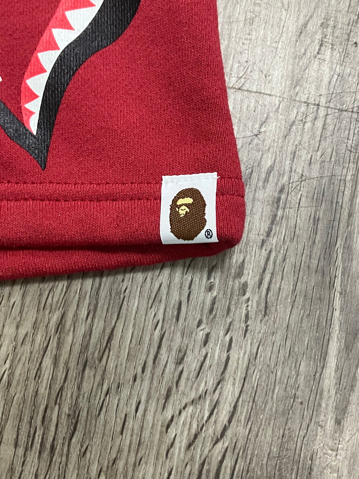 Bape Split camo pink/red Sz S shorts