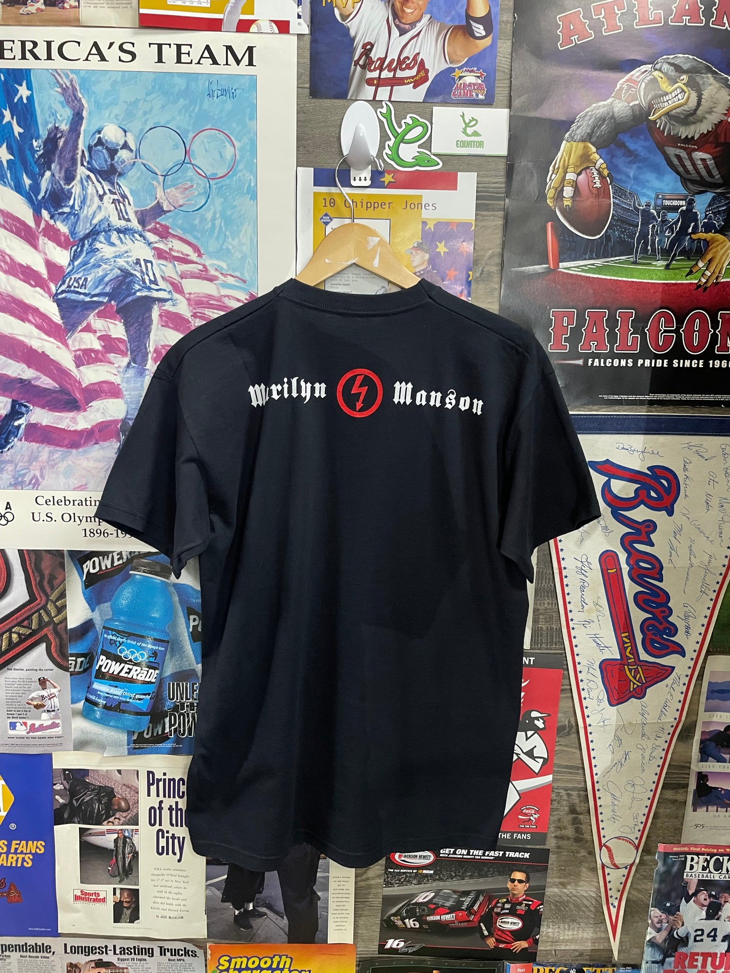 L - 1990s Marilyn Manson "Kill God" band t-shirt