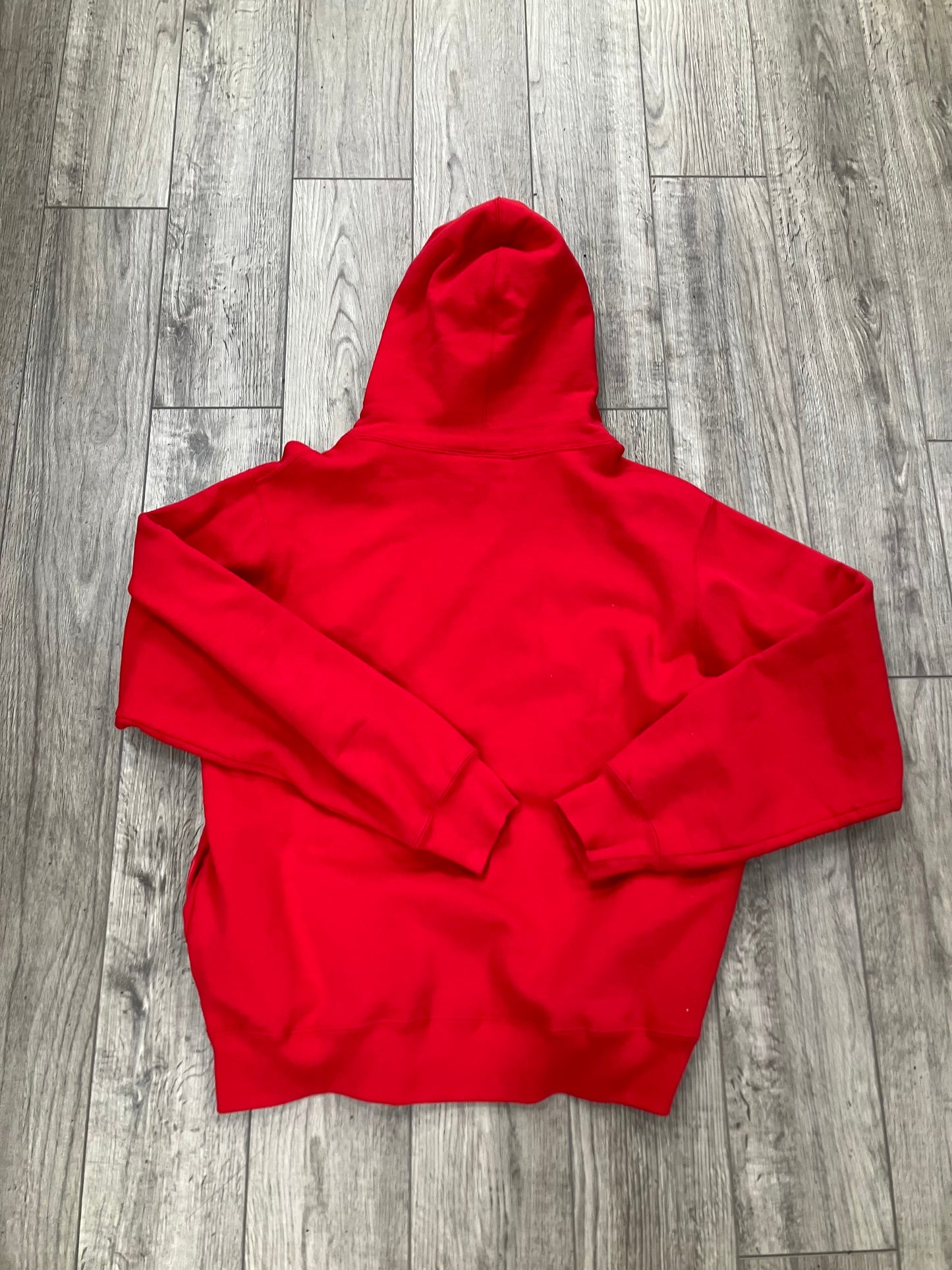 Supreme Corner Label Hoodie Red Size Large