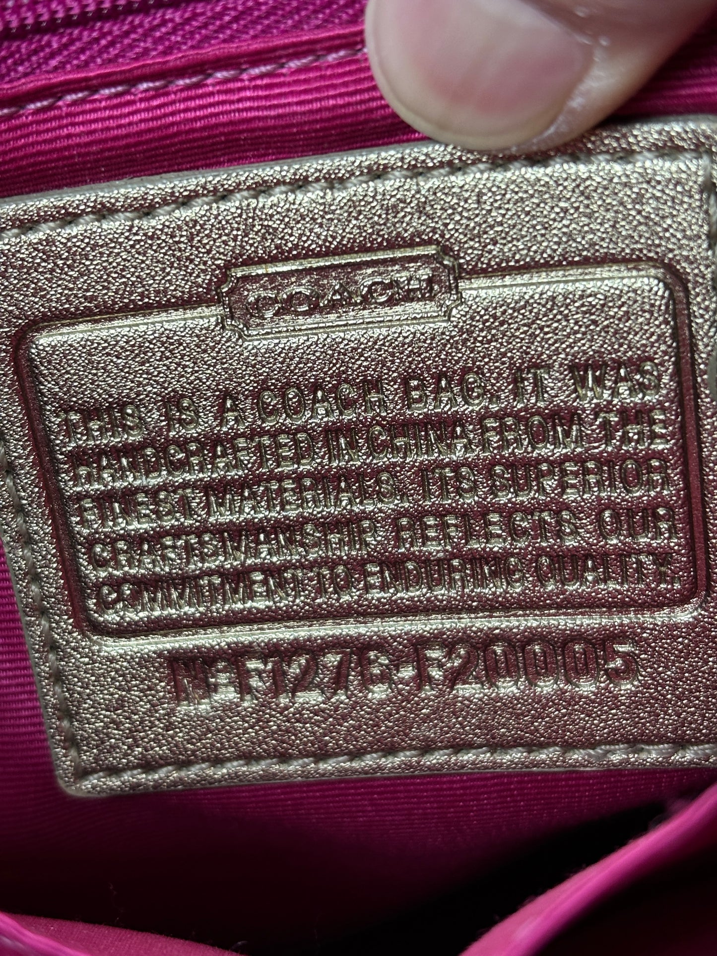 Coach Peyton Messenger + mini pouch bags