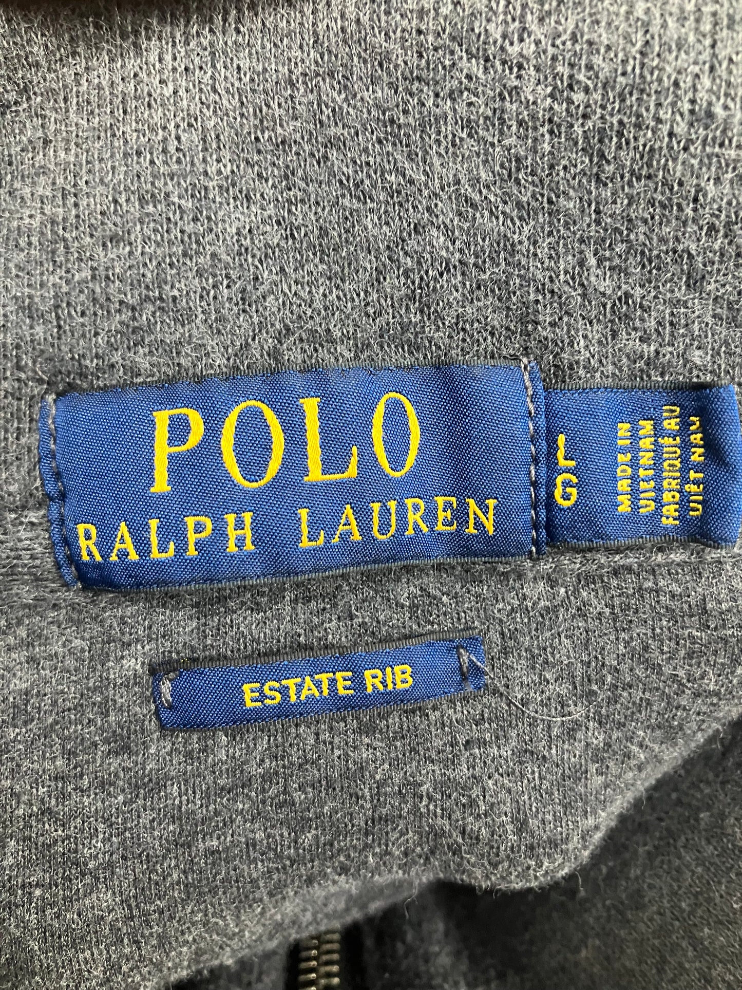L - Polo RL Grey Sweatshirt