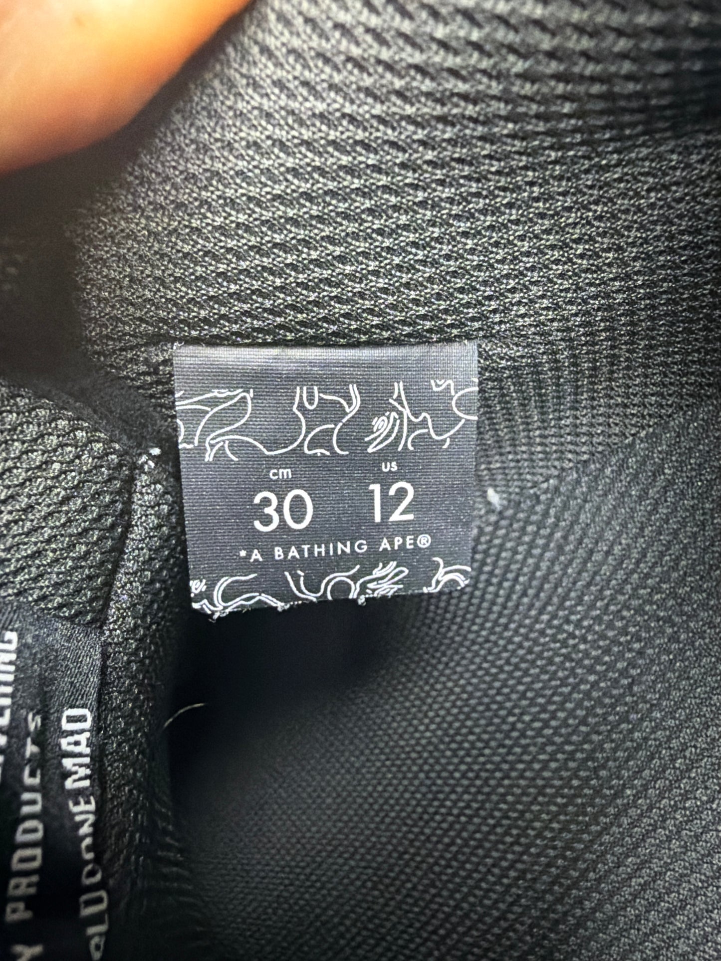 12 - Bape Sk8Sta Black Suede