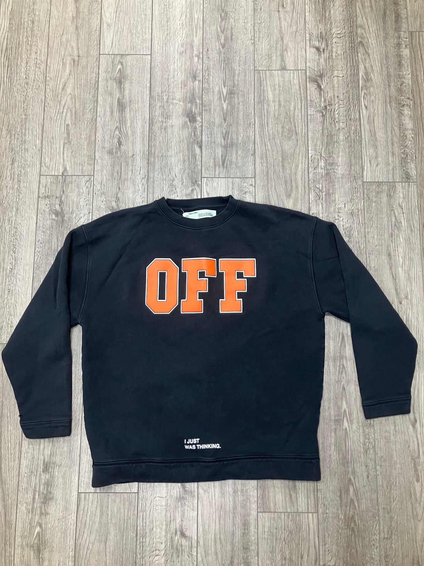 Off White Collegiate Crewneck Size M