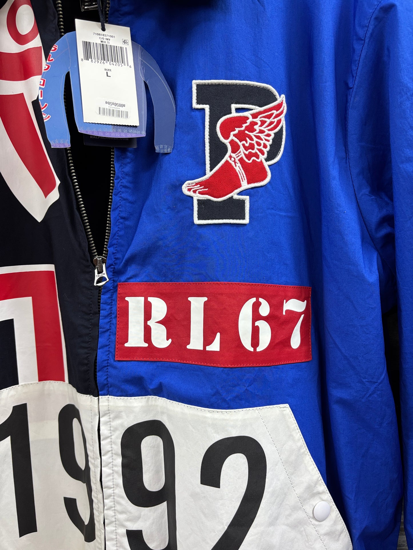 Large - Polo Tokyo stadium colorblock jacket