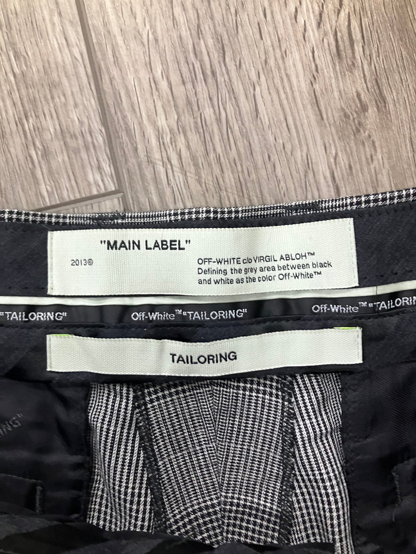 Off White Tailored Pants Size 29-30