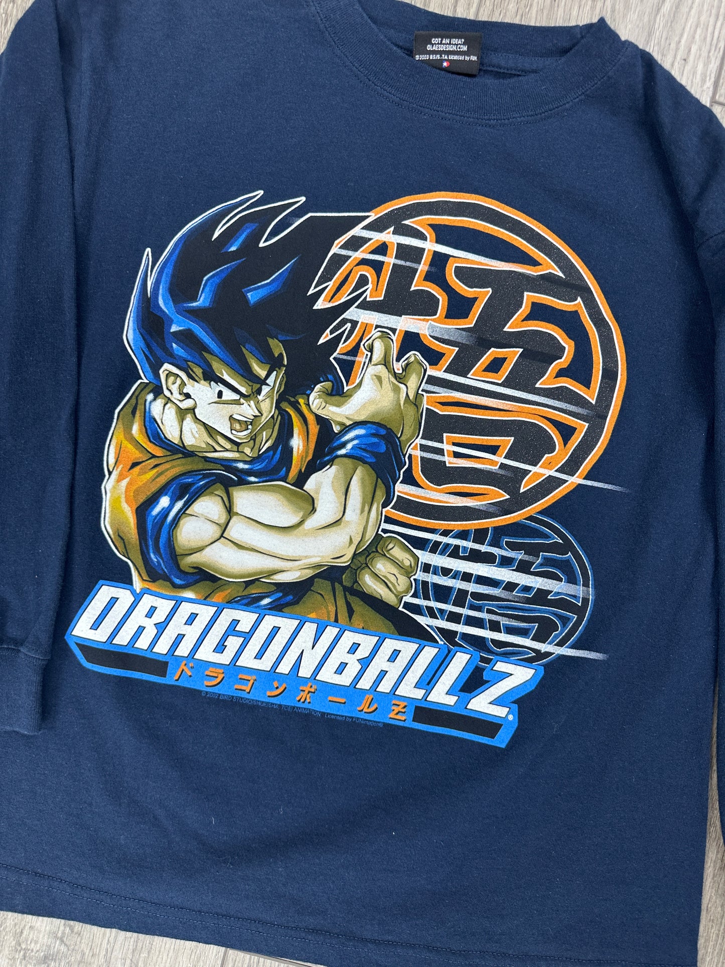 Vintage Goku Dragon Ball Z L/S Tee size L Kids