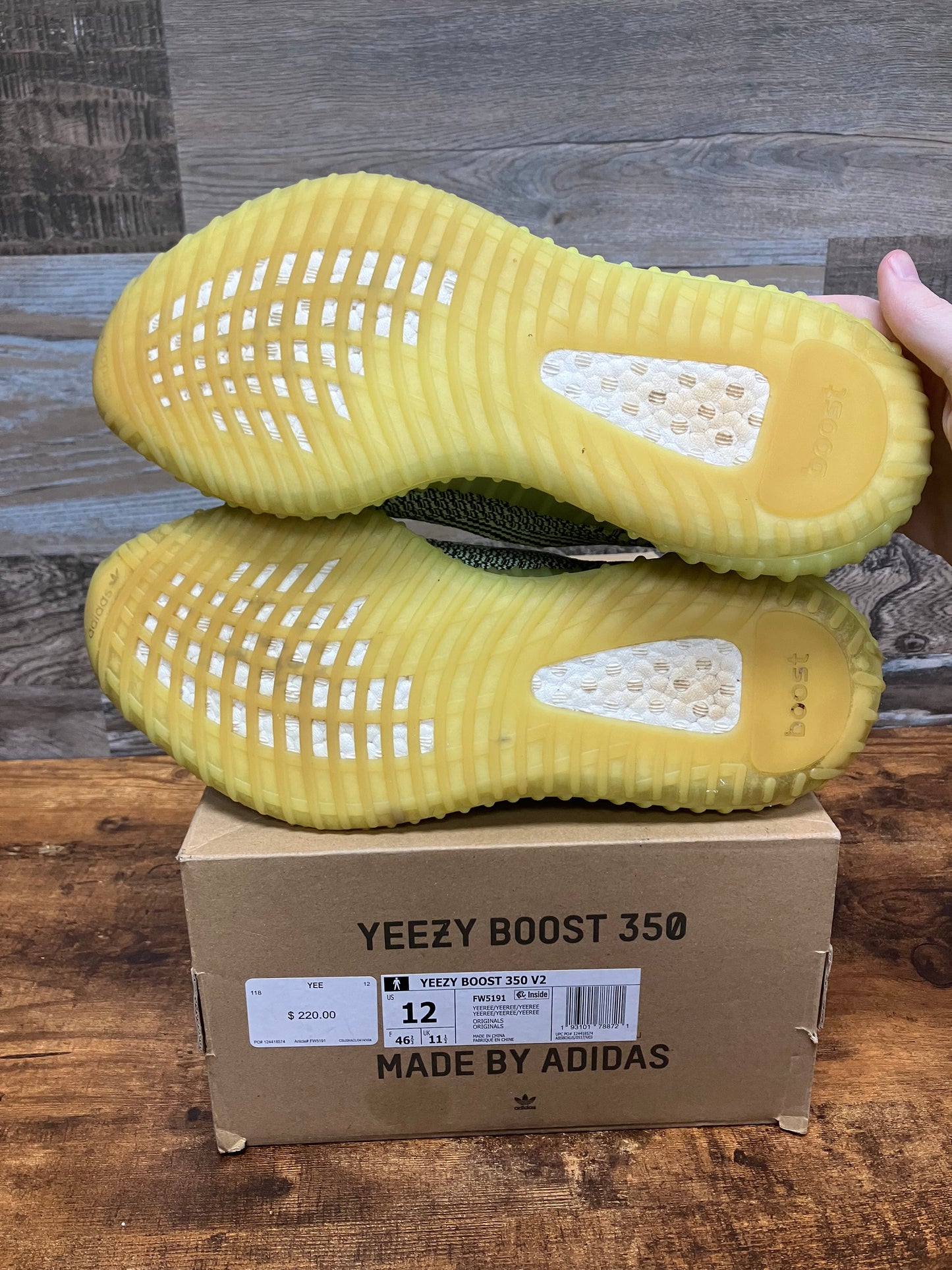 Yeezy 350 V2 Yeezreel Size 12