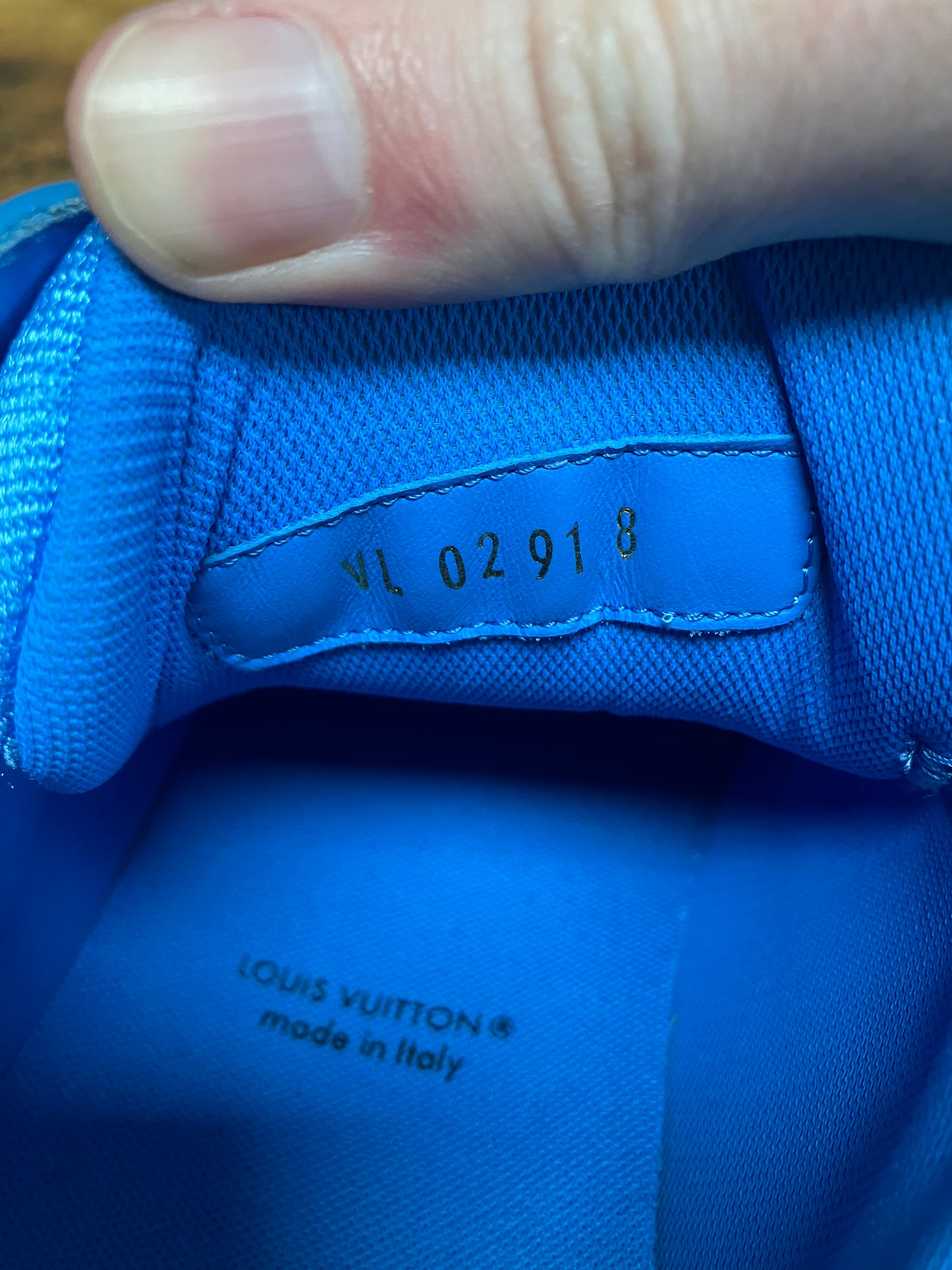 Louis Vuitton Trainer Blue Size LV8/10US