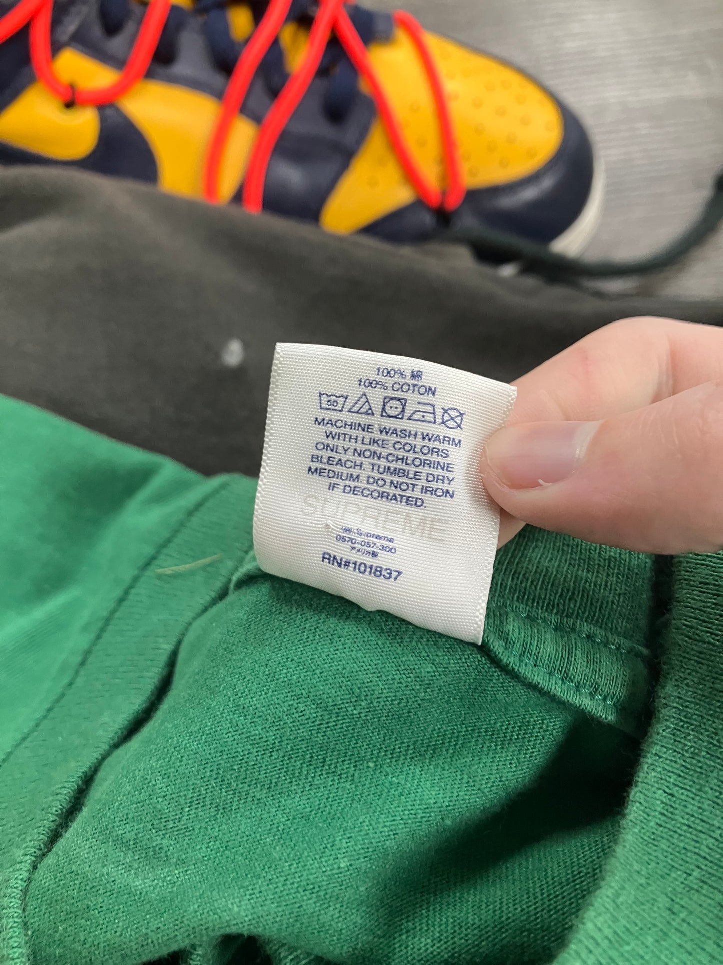 Supreme Kaws Box Logo Size Large