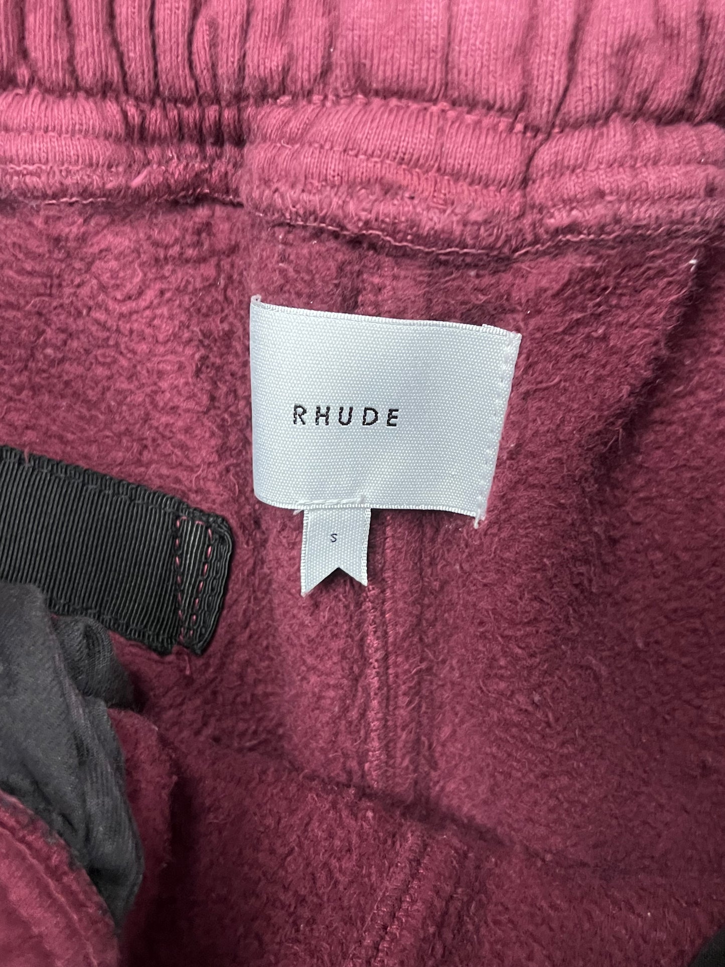 S - Rhude Maroon sweatpants