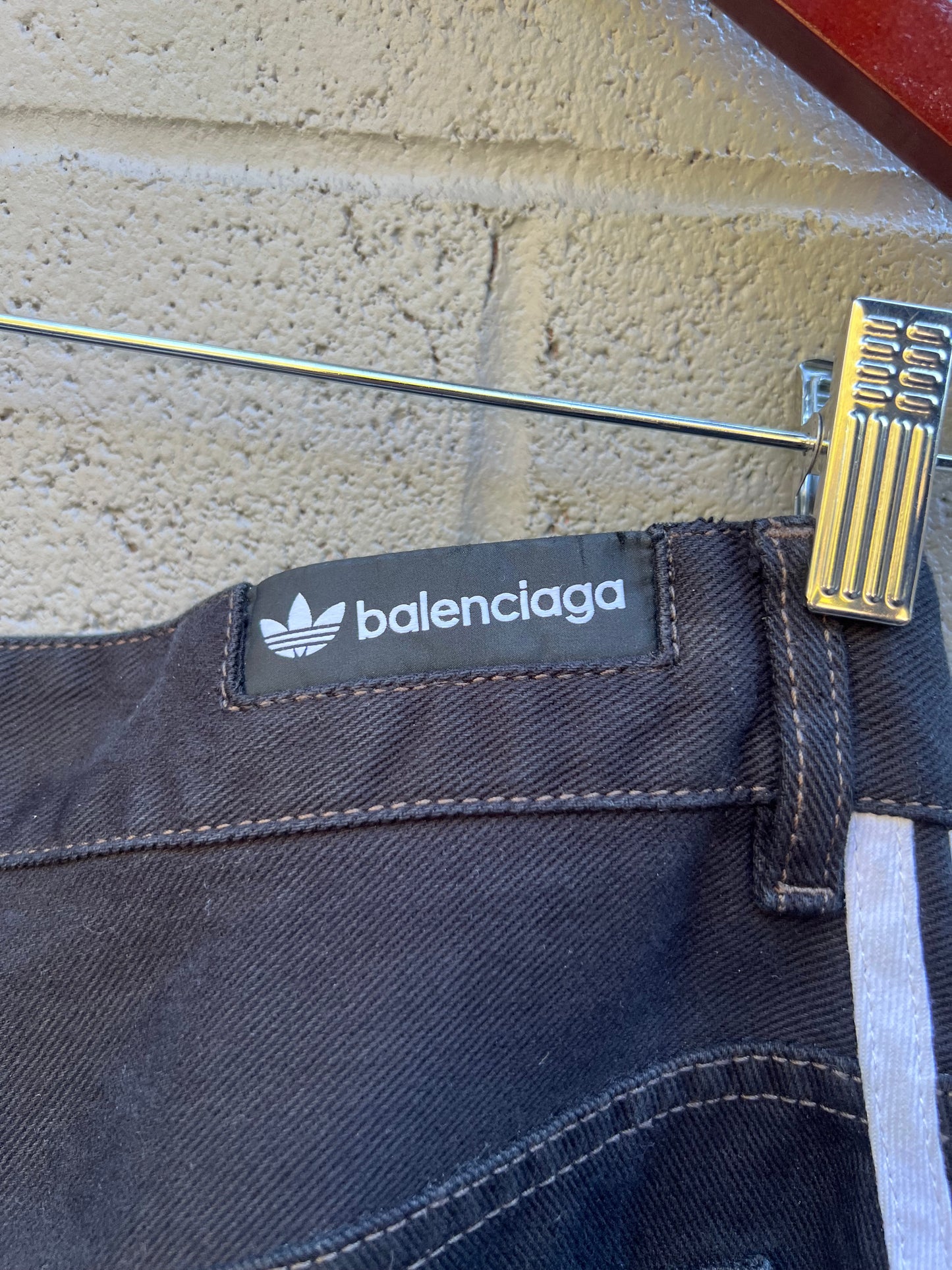 L - Balenciaga Adidas Runway Jeans