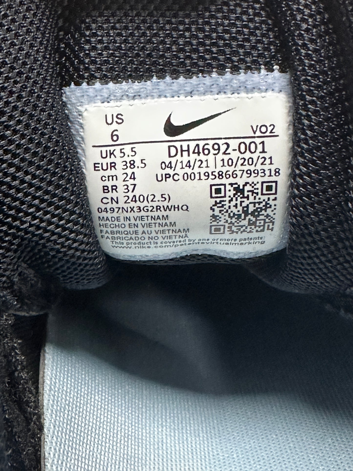 6m/7.5w - Nike Hot step Air terra Nocta