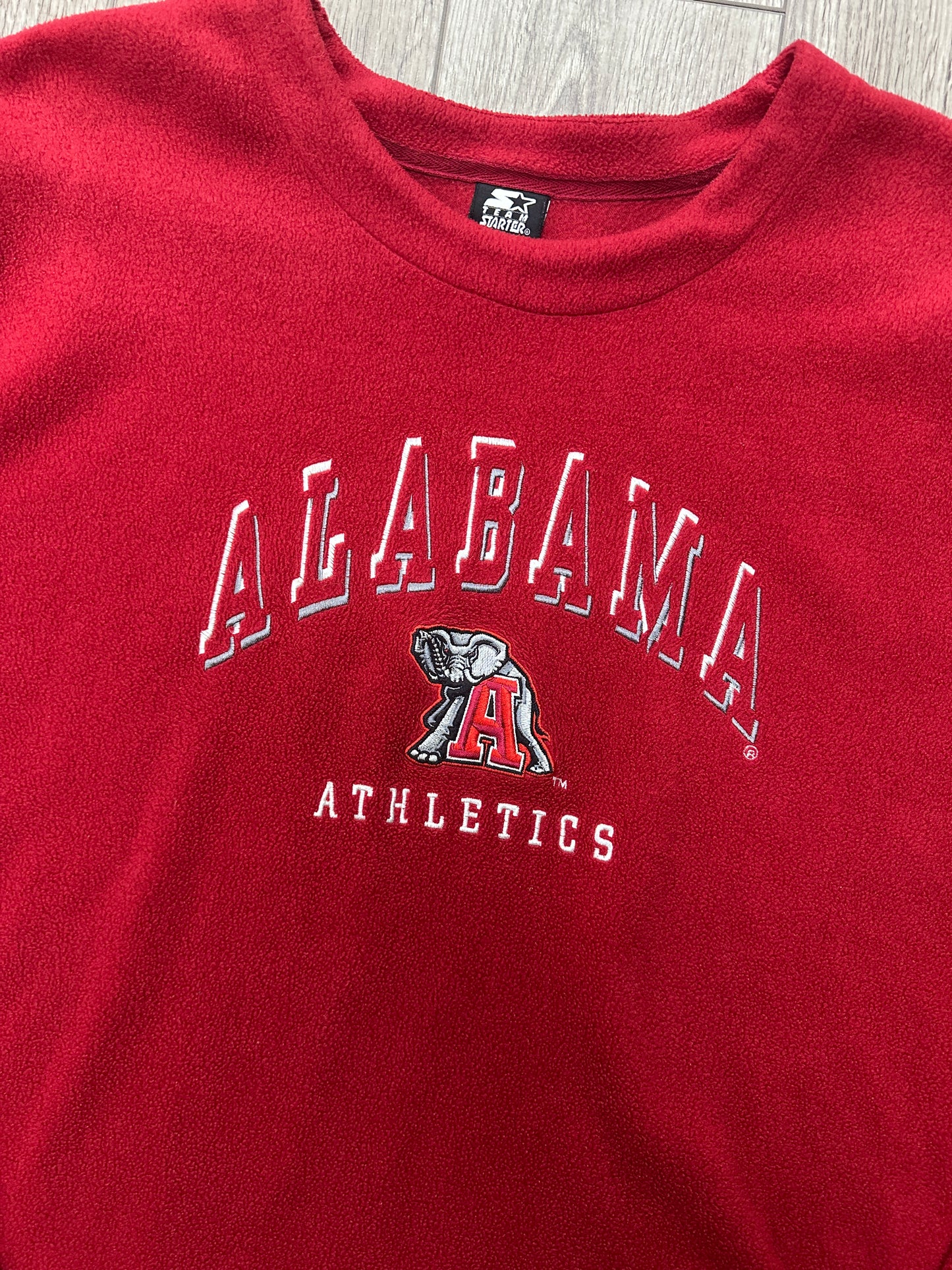Alabama Starter Fleece Crewneck Size XL