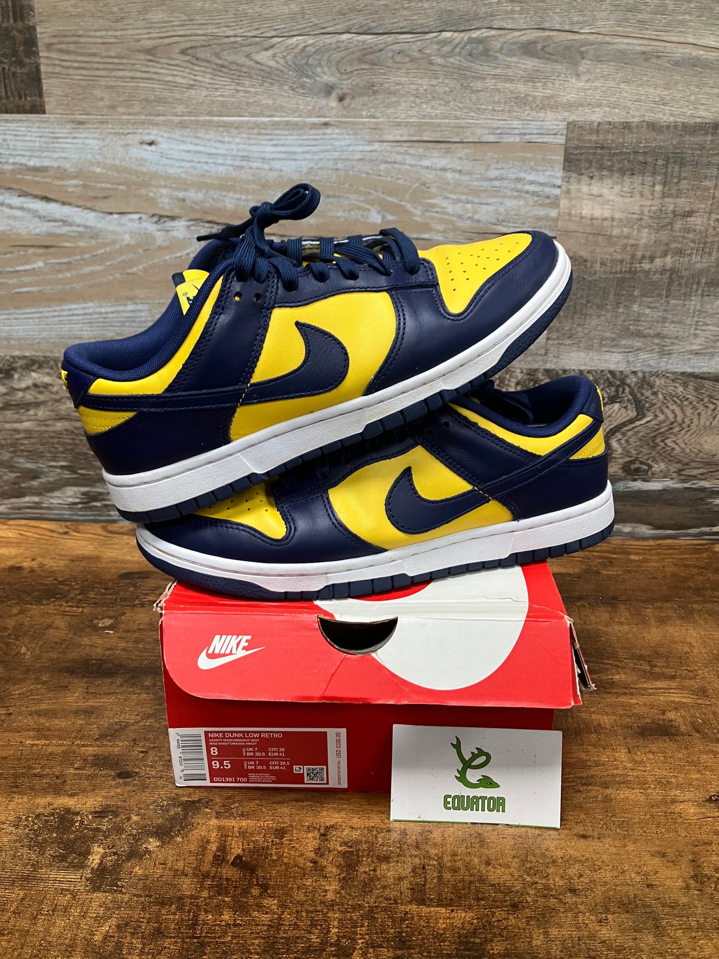 Dunk Low Michigan Size 8