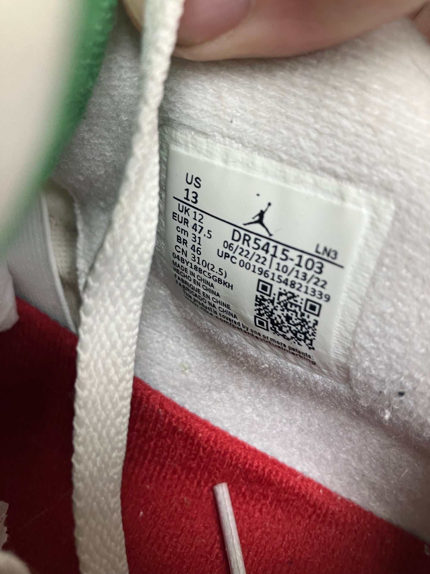 Jordan 4 SB Pine Green Size 13