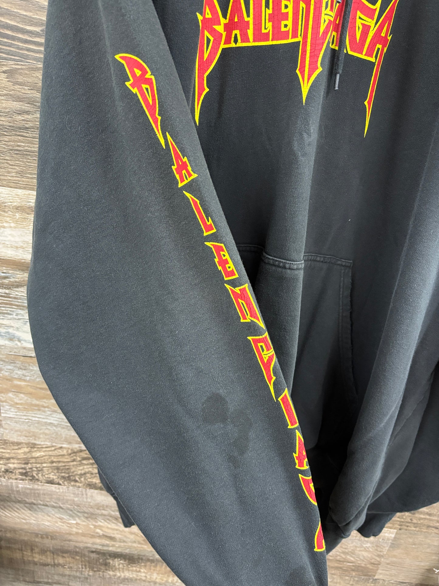 Balenciaga metal logo hoodie size 3