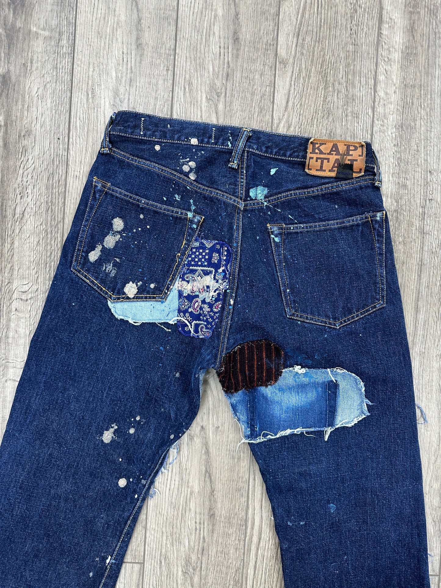 Kapital Patchwork boro Denim Size 31x28
