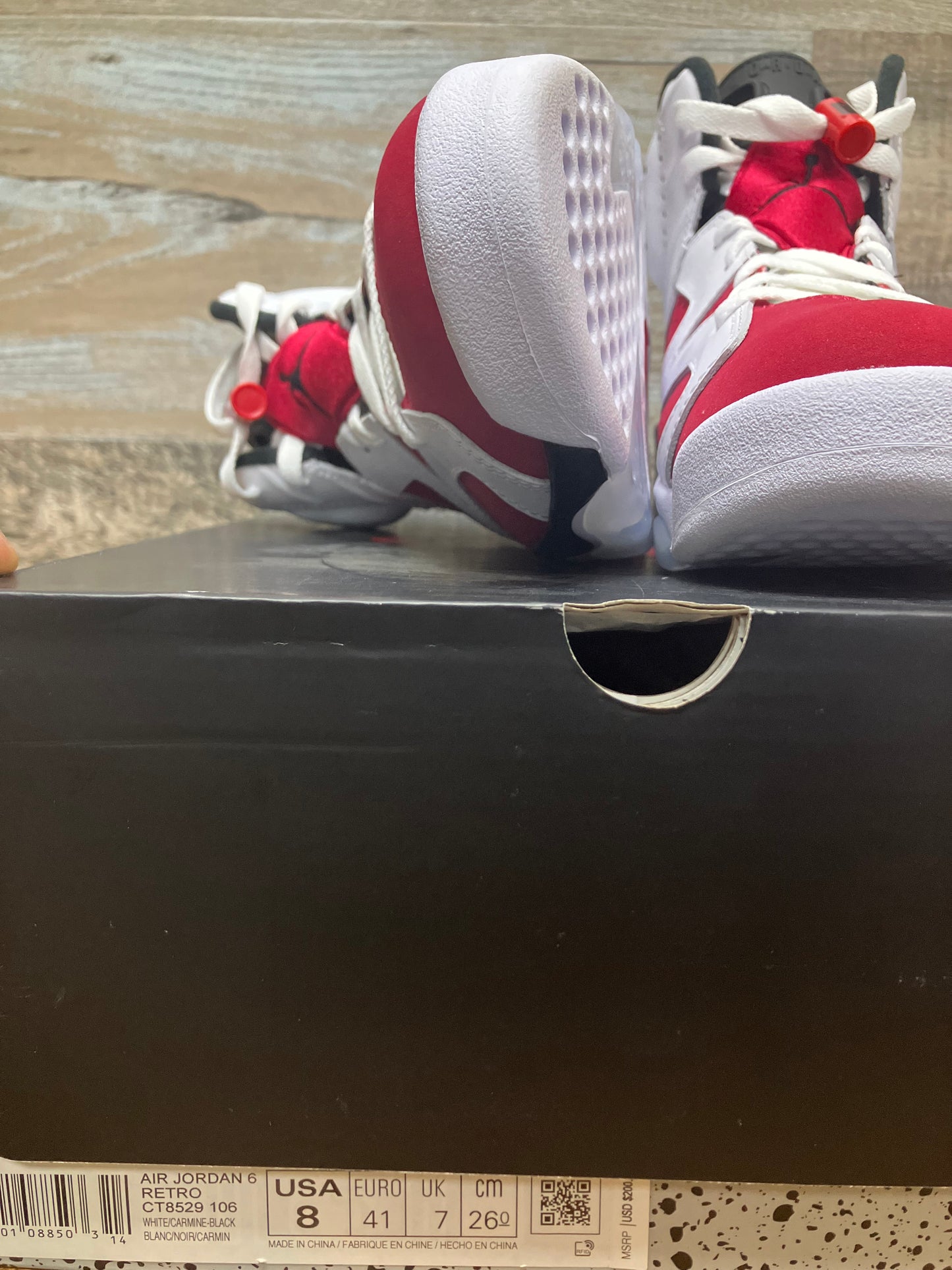 Air Jordan 6 Carmine 8