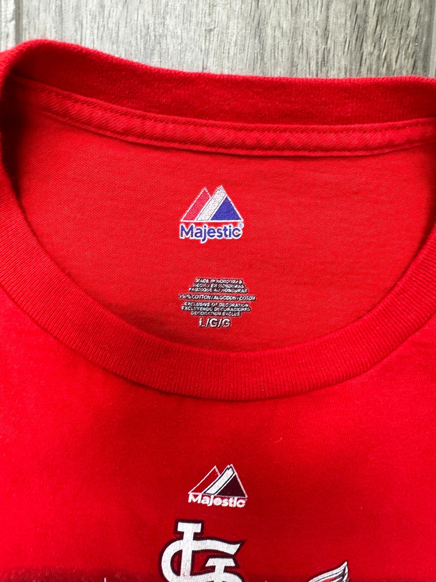 St Louis Cardinals 2011 World series Size L
