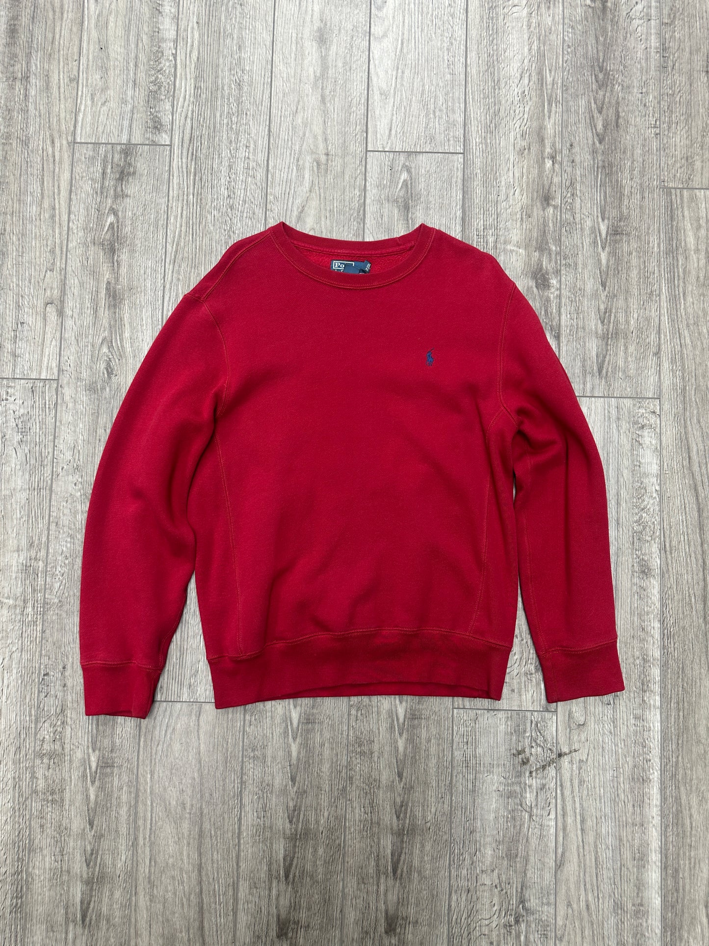 Polo RL Red Crewneck Size M