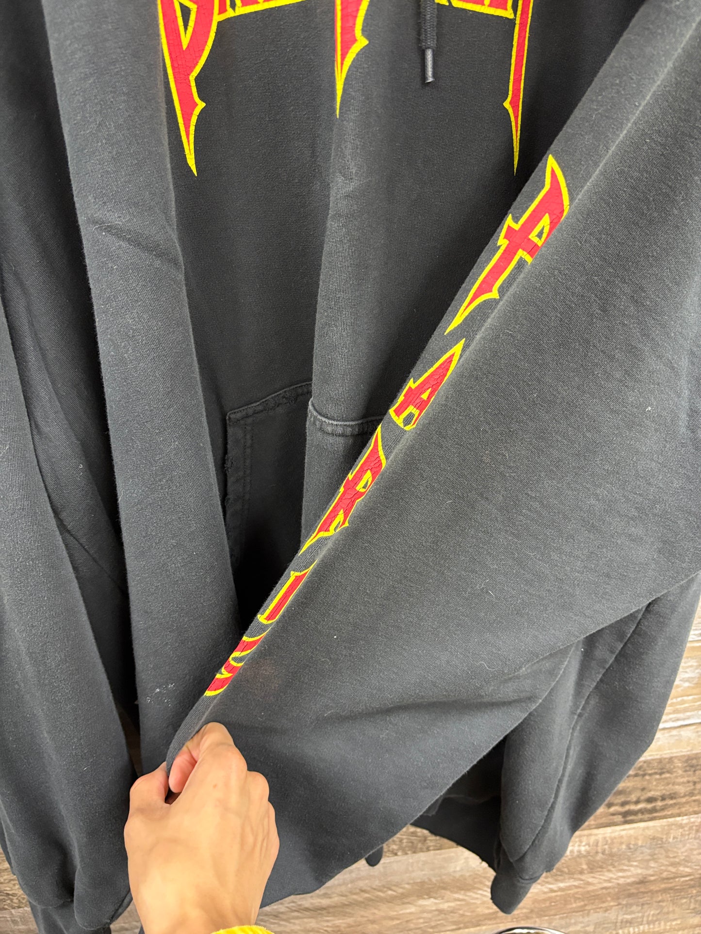 Balenciaga metal logo hoodie size 3