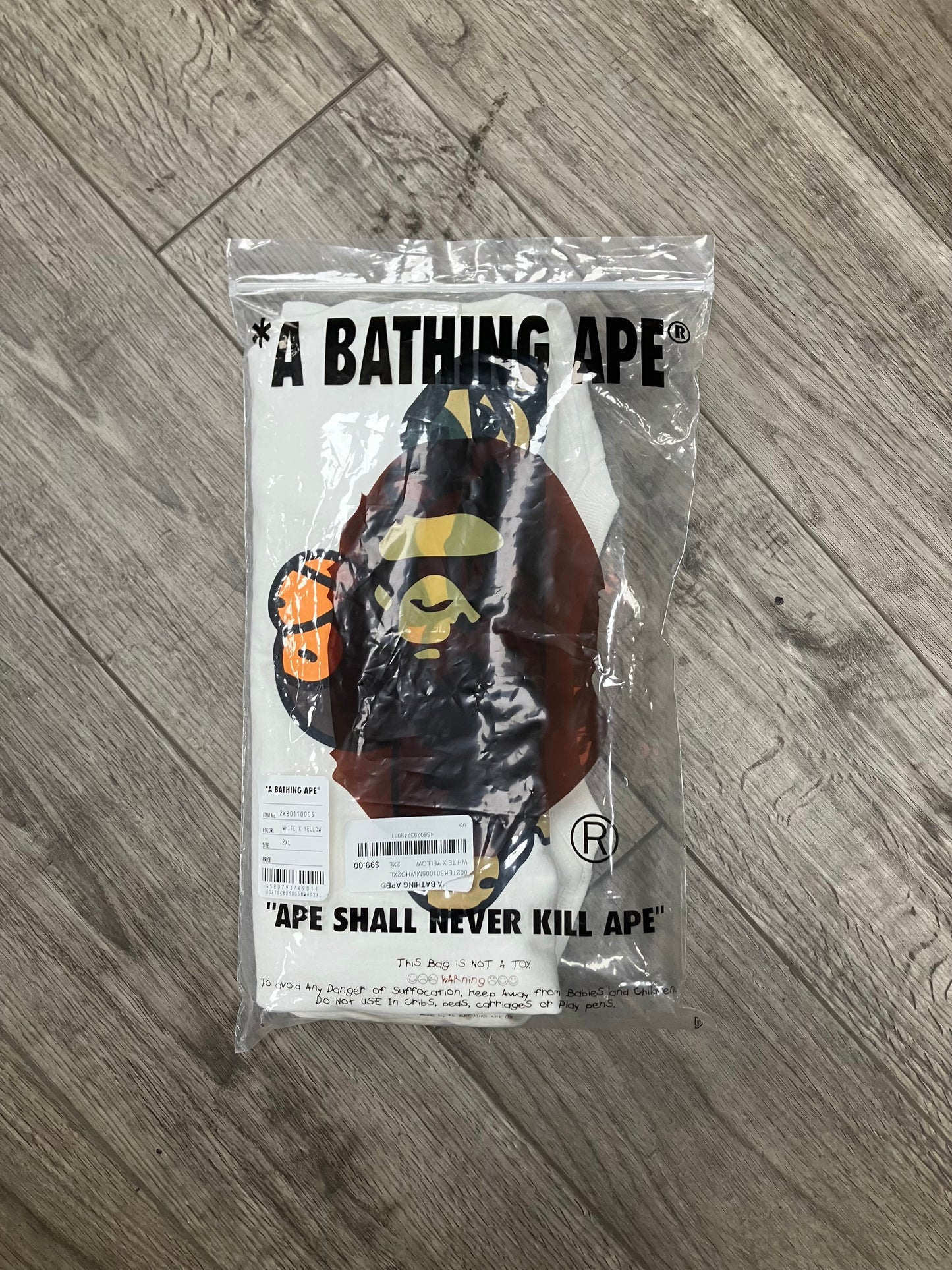 Bathing Ape Baby Milo Tee 2XL