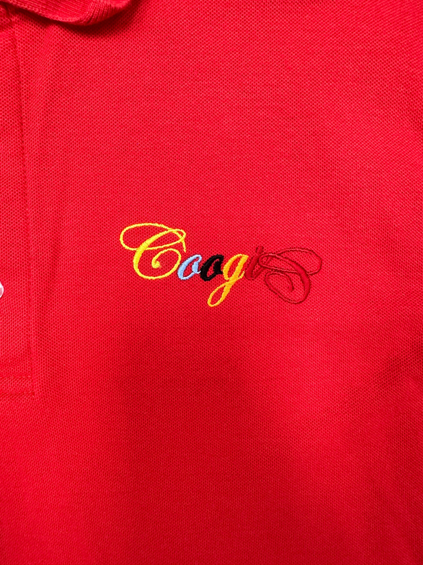 Coogi red polo L