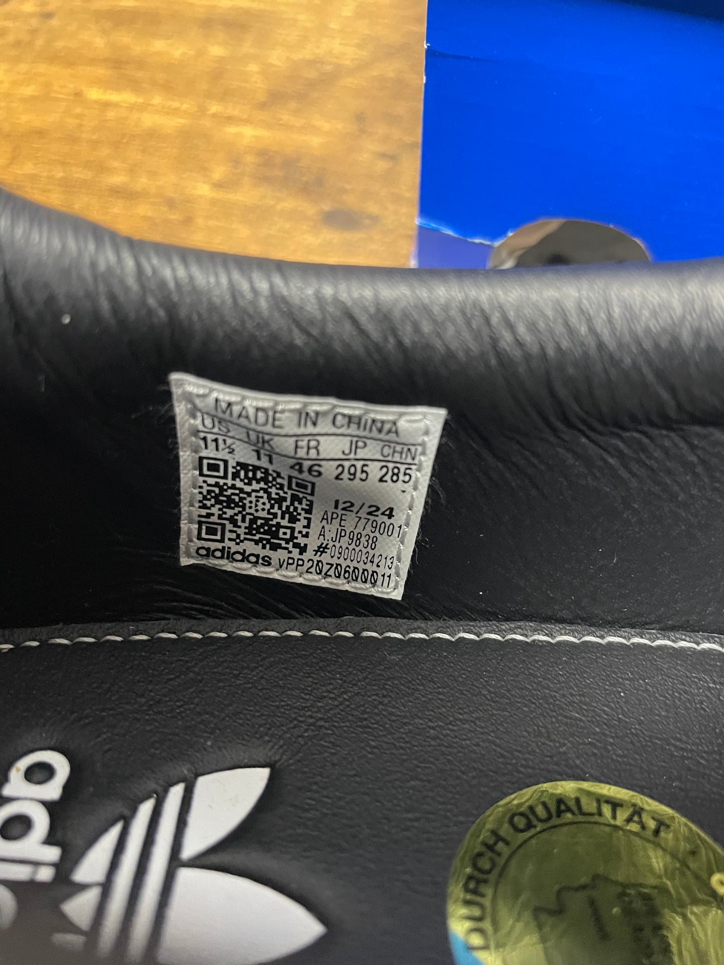 11.5 - Adidas Bowling Brain Dead Dover Street Market Black