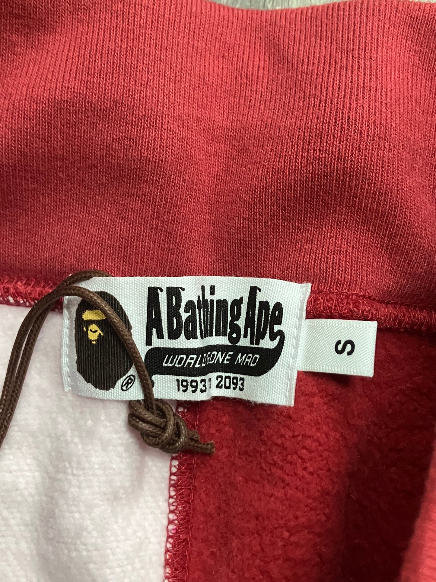 Bape Split camo pink/red Sz S shorts