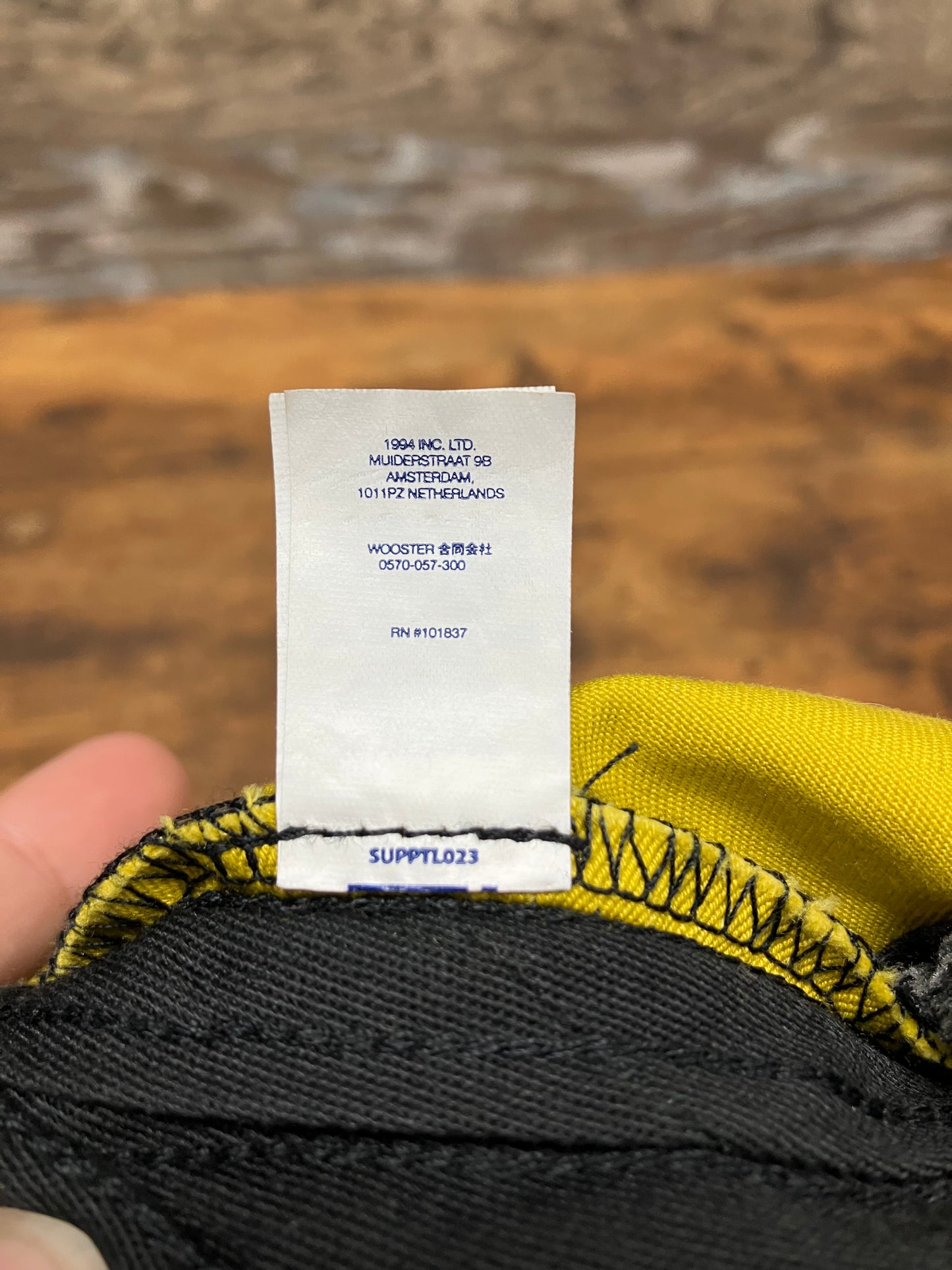 OS - Supreme Yellow Twill Camp Cap