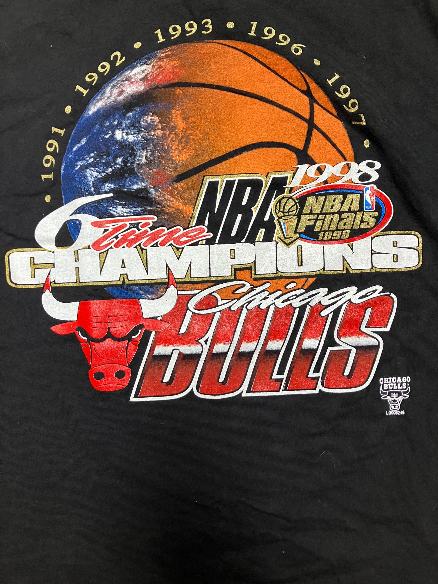 Vintage Chicago Bulls ‘98 NBA Champions Tee XL