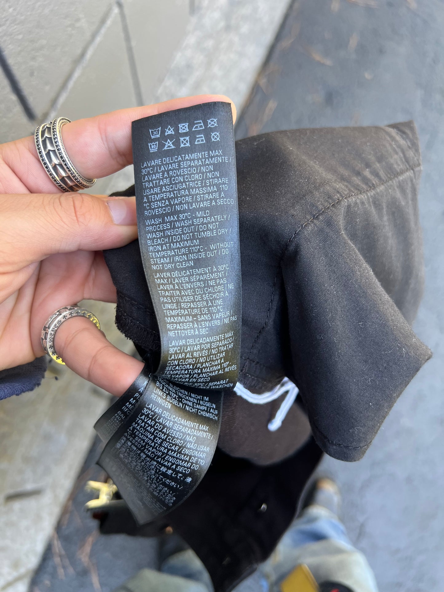 L - Balenciaga Adidas Runway Jeans