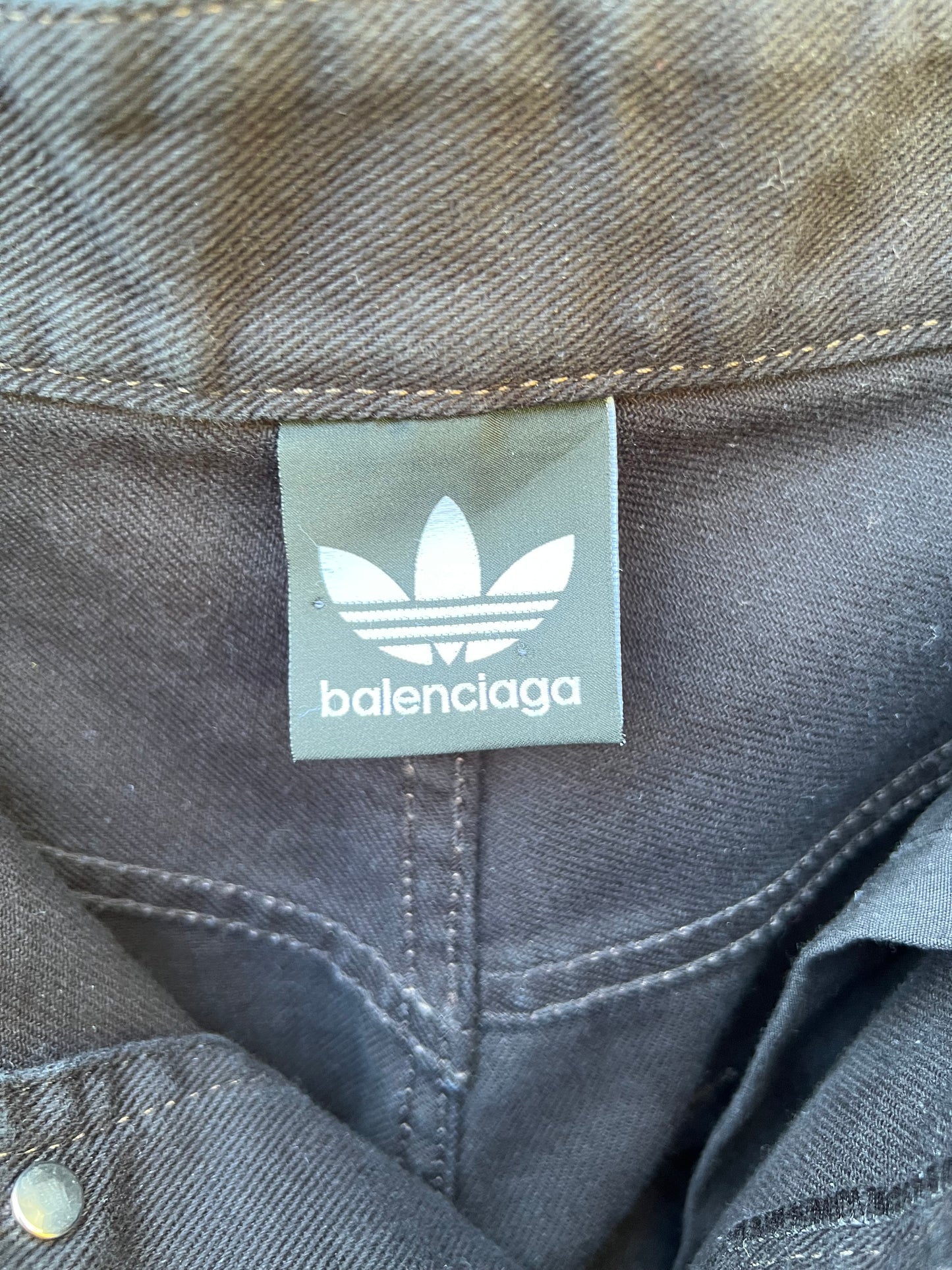 L - Balenciaga Adidas Runway Jeans