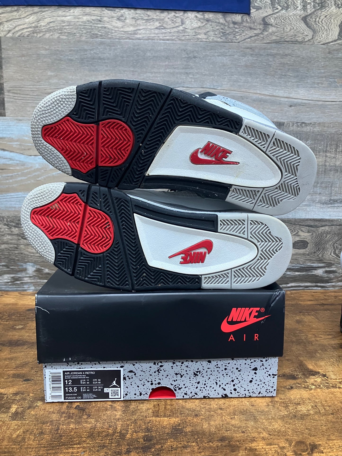 Jordan 4 White Cement Size 12