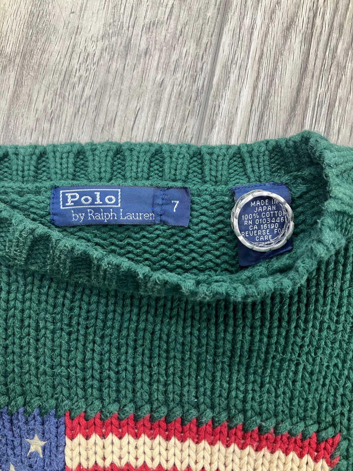 Polo Knit America baby Sweater Sz7