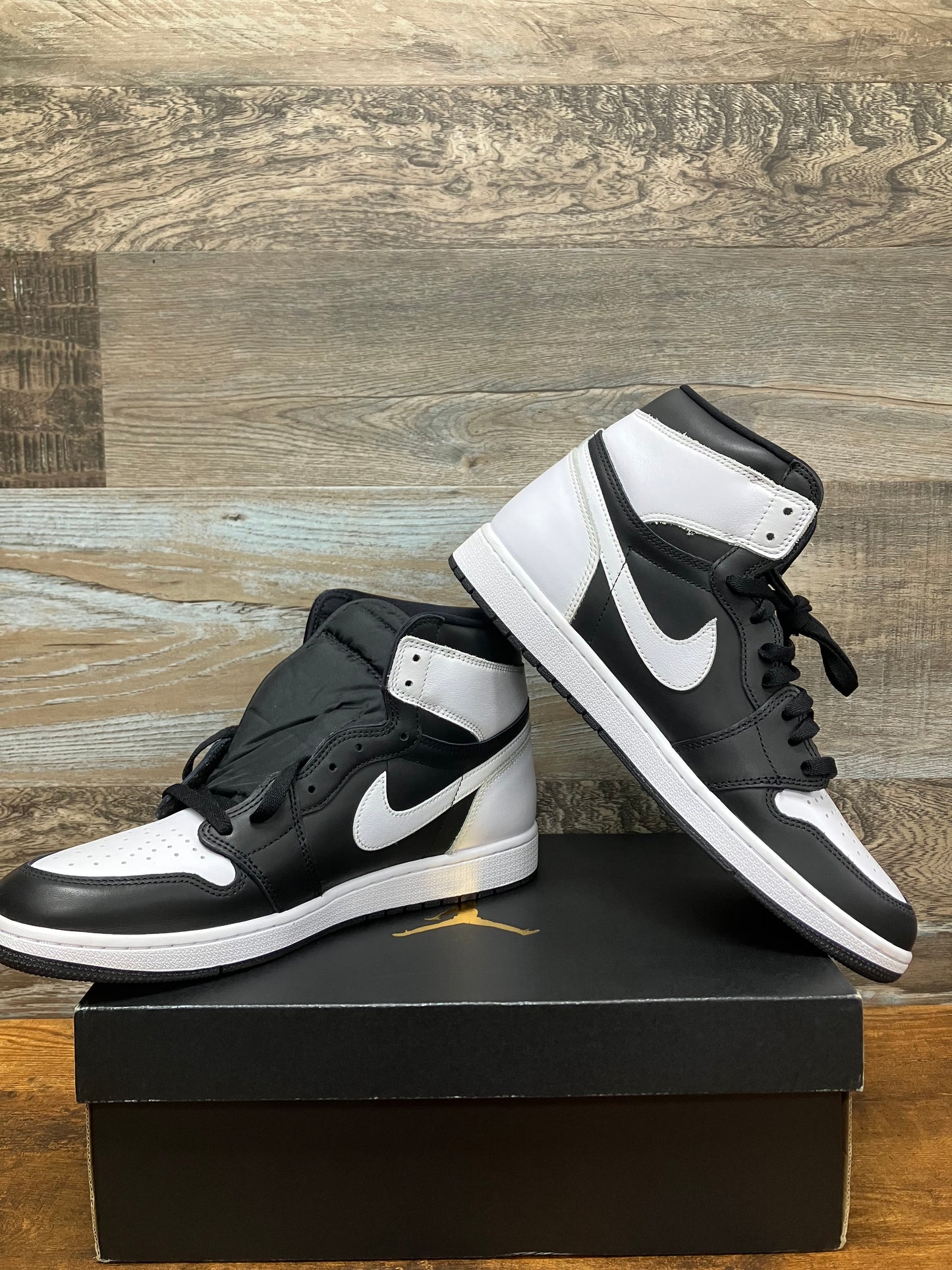 Air Jordan 1 Black White 12.5