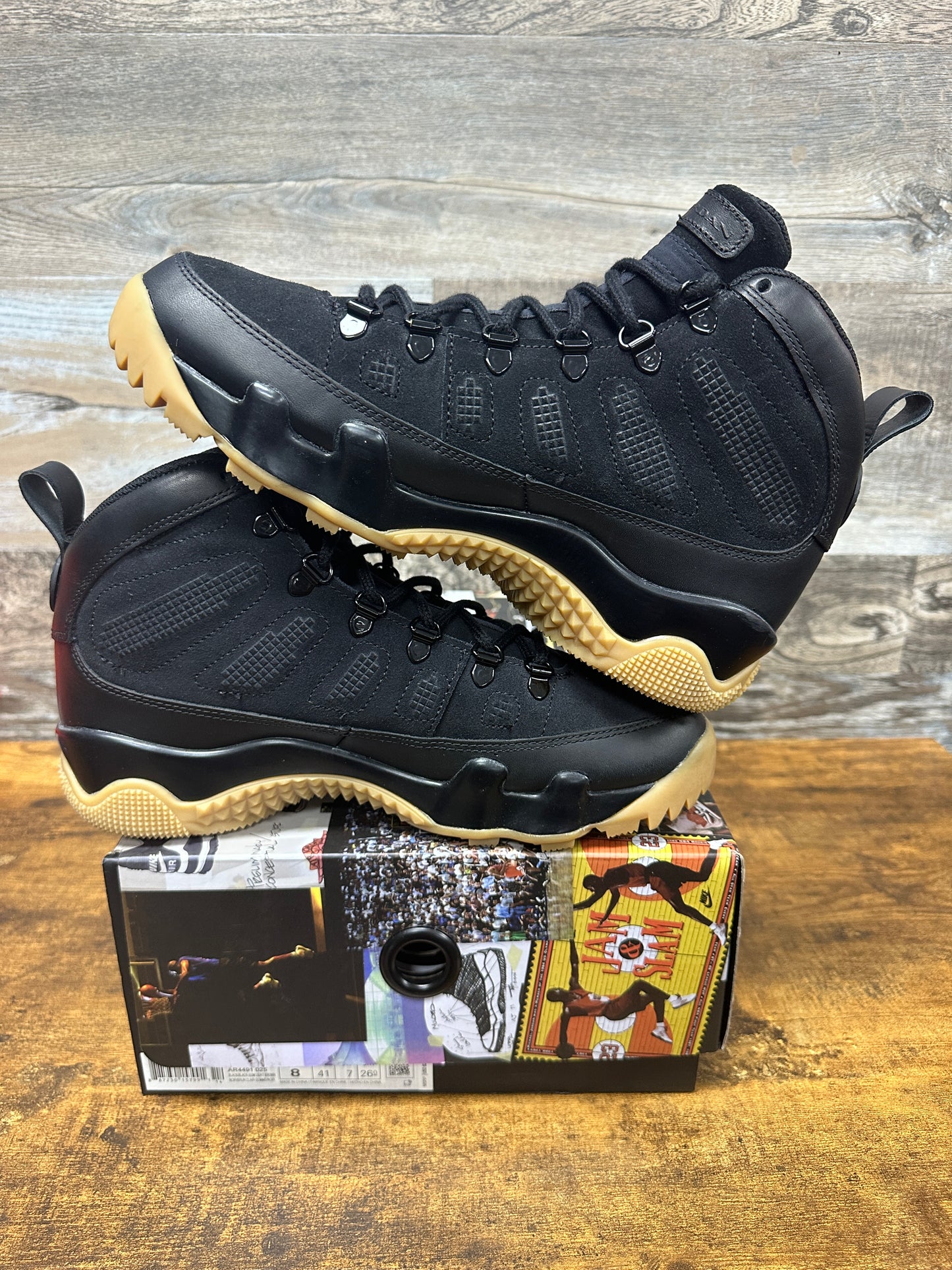 Jordan 9 Boot NRG light gum Size 8