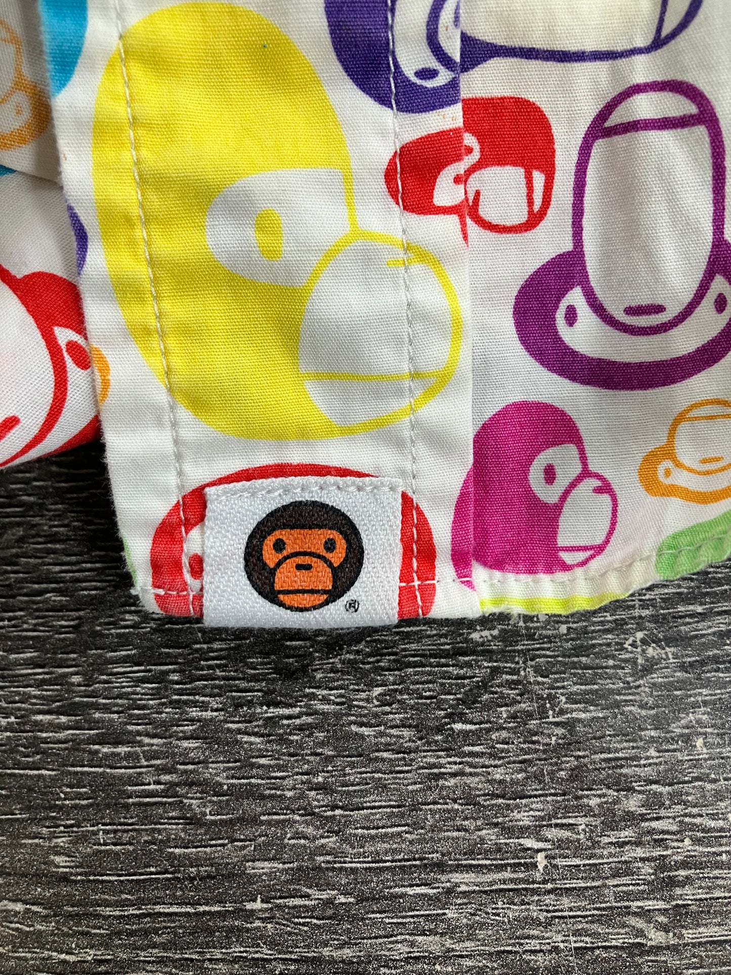 Bape Baby Milo Head Polo L/S Size M