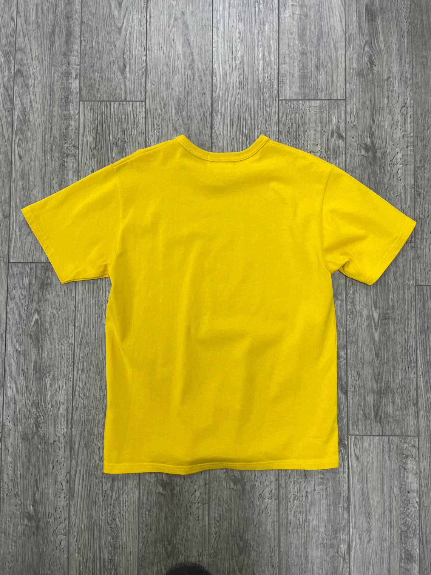 A Bathing Ape Yellow College Tee L