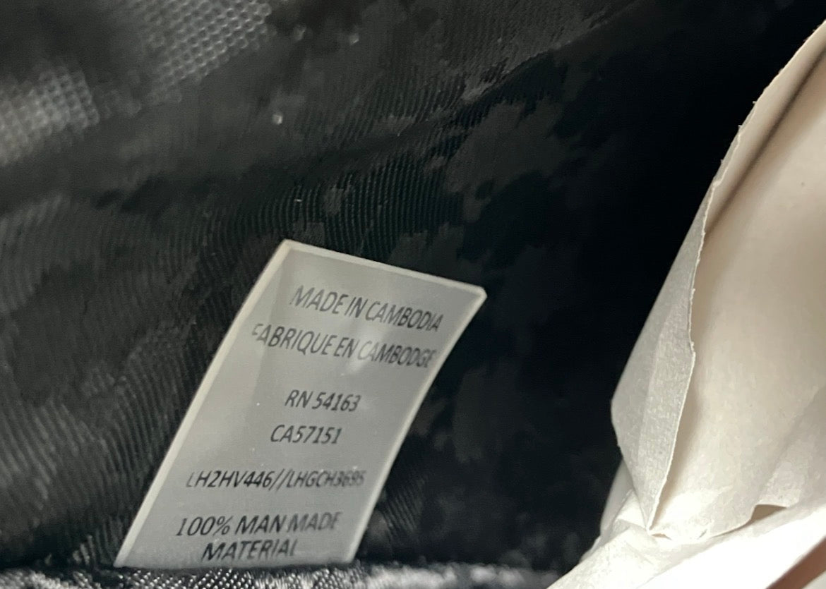 Karl Lagerfeld Green Leather Agyness Quilted Purse