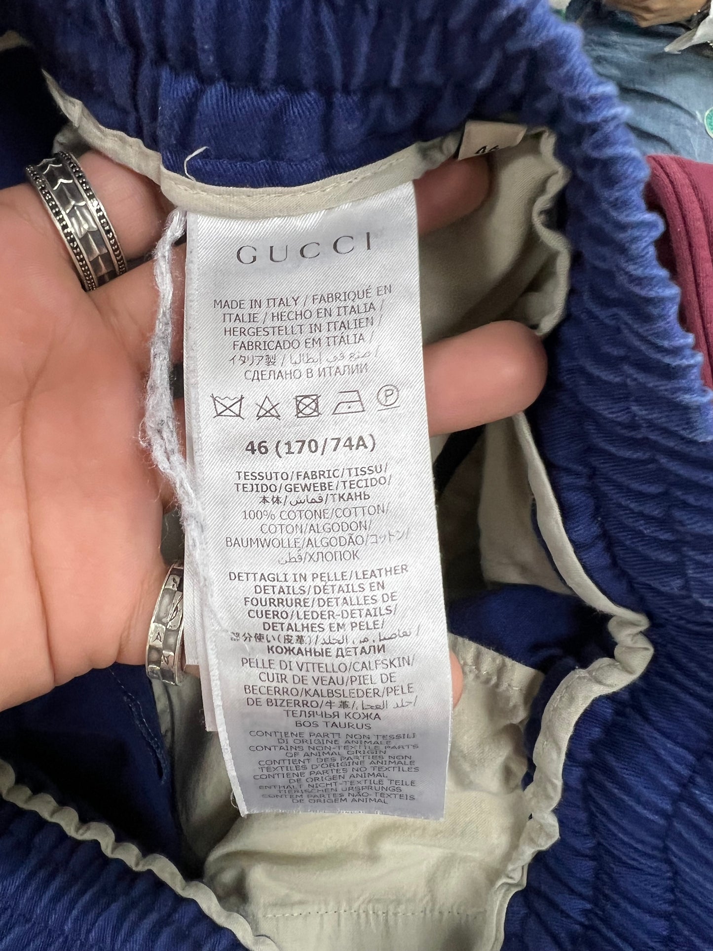 30 x 30 - Gucci Blue Pants