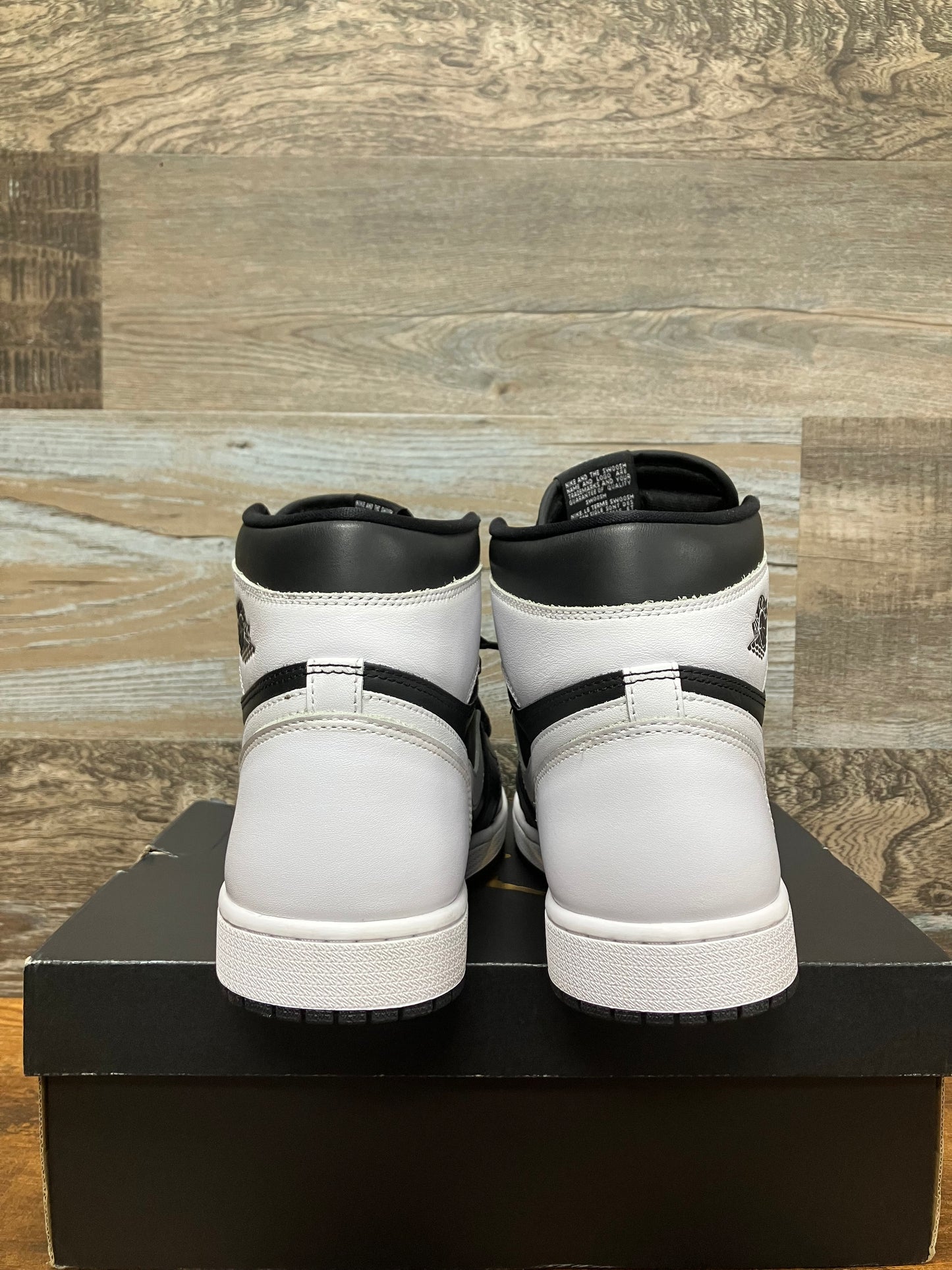 Air Jordan 1 Black White 12.5