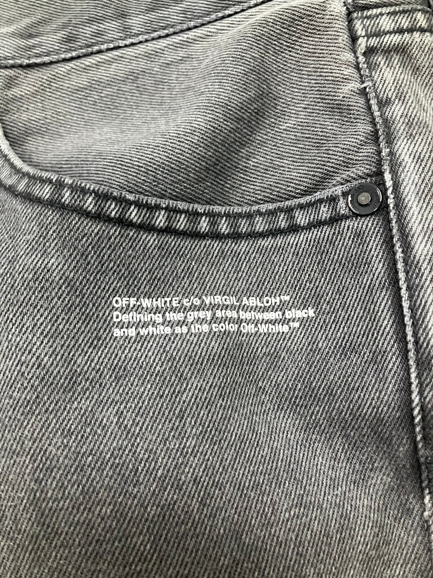 Off White Pocket Stripes Size 34
