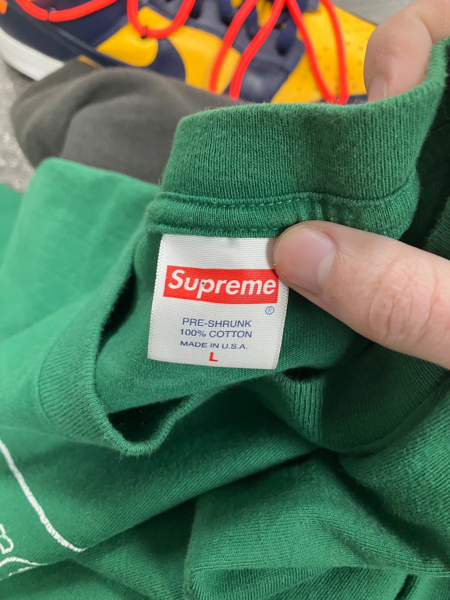 Supreme Kaws Box Logo Size Large