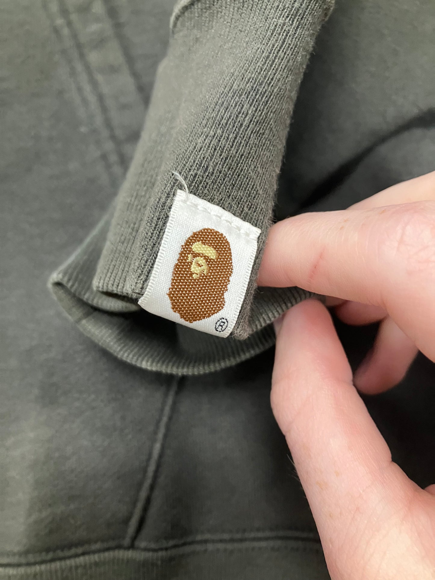 Bathing Ape Ape Head Loose Fit Size Large