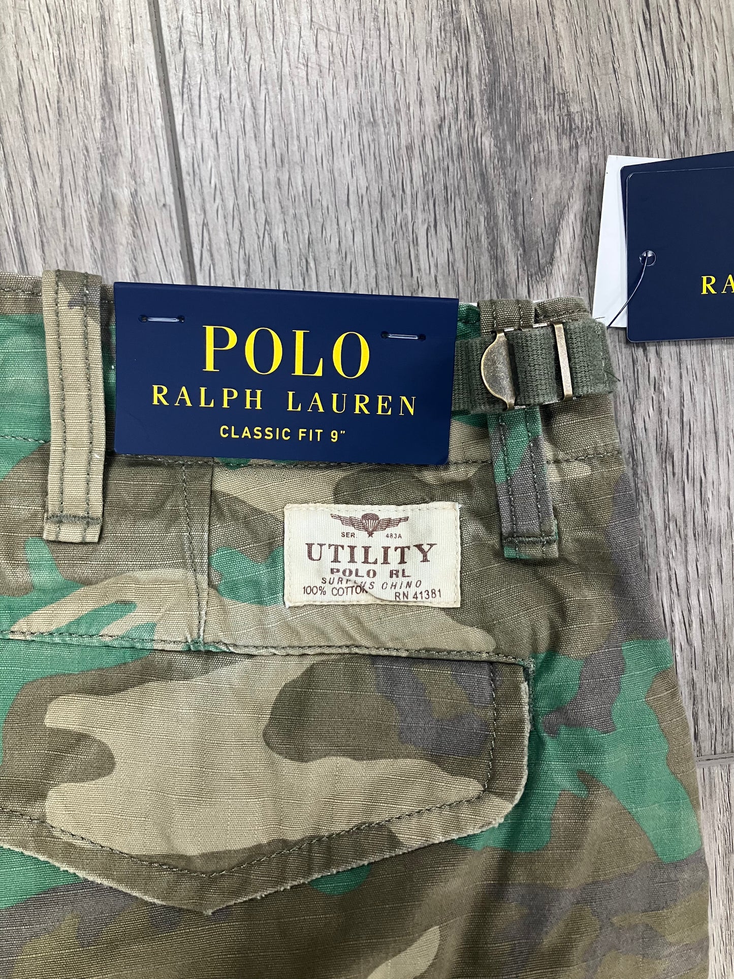 32-Polo Ralph Lauren Camo Cargo Shorts