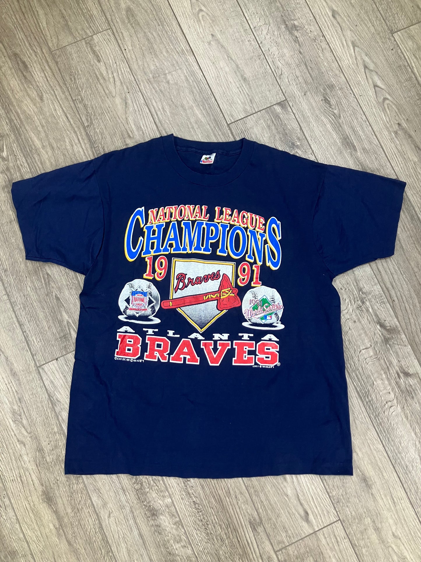 XL-Braves 1991 champions tee
