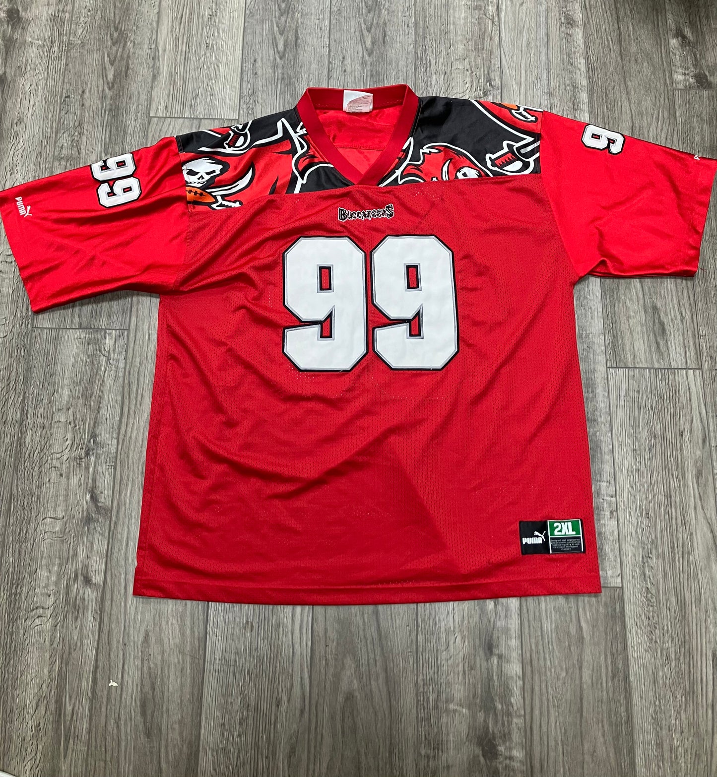 Vintage Puma Tampa Bay Buccaneers Jersey Size 2XL