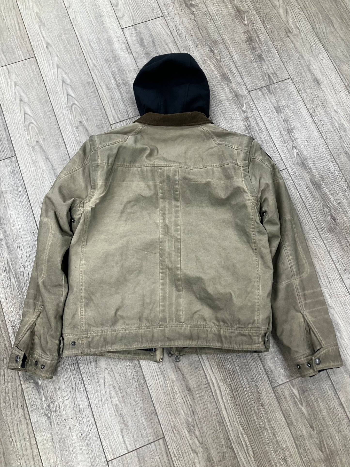 L-Harley Davidson double Layered Convertible Jacket