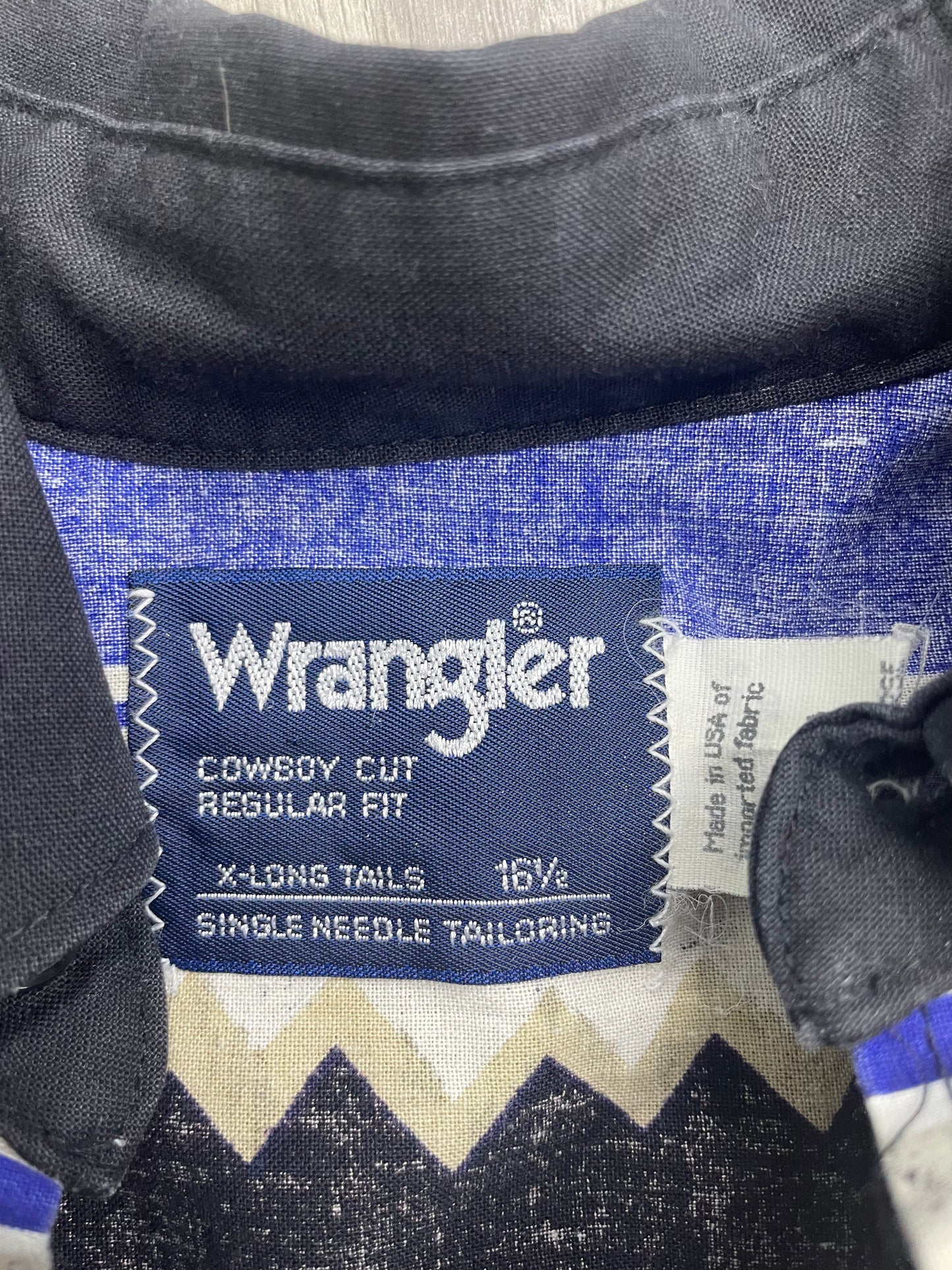 Vintage Wrangler Western Button Up Size M